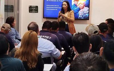 Palestra sobre o Dia Mundial da Segurança e Saúde no Trabalho