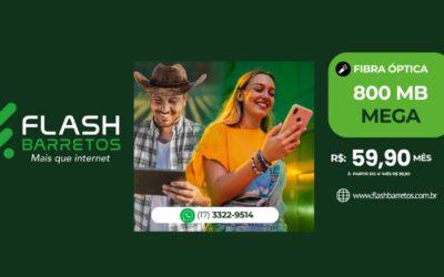 Internet sem limites é com a Flash Barretos!